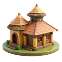 extraordinary classic Vernacular architecture, traditional materials and techniques, local style, rural setting, historical context, high resolution png