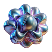 magnífico clássico uma Transformação, amorfo blob do vibrante líquido metal, refletindo distorcido fractal padrões, dentro a abstrato arte estilo, genuíno png