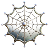 extraordinary creative A delicate spiderweb glistening with morning dew, macro photography, soft, diffused light, delicate style 4K png