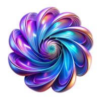 extraordinary artistic A swirling vortex of iridescent fractal flowers, illuminated by pulsating neon light, in the style of Art Nouveau, 4K png
