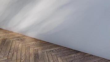 empty interior room shadow render 3d wall space background mock up architecture sunlight. empty home modern window light floor design apartment video
