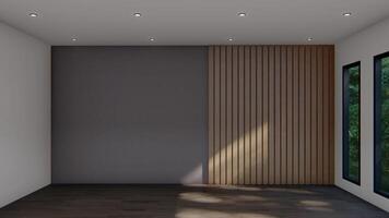 empty interior room shadow wall space a background mock up architecture sunlight. empty home modern window light floor design apartment video