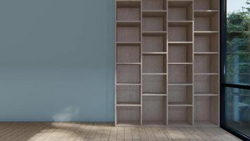 empty interior room shadow wall space background mock up architecture sunlight. empty home modern window light floor video