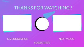 Create a Stunning YouTube End Screen with Subscribe and Watch Next video