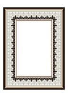 Rectangular Vertical Islamic Asian Kazakh national ornament ornament frames. Abstract Asian elements of the national pattern of the ancient nomads of the Kazakh, Kyrgyz, Mongol, Uzbek. A4 format vector