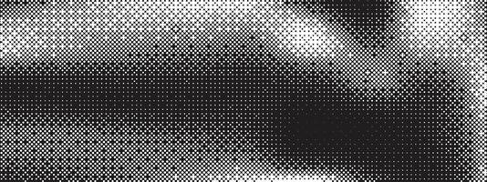 Pixel dithering gradient. Bitmap texture background. Black and white random pixels pattern. Retro glitchy art illustration. vector