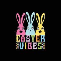 easter vibes tshirt design vector