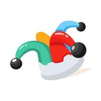 Get a look at this premium 3d icon of jester hat vector