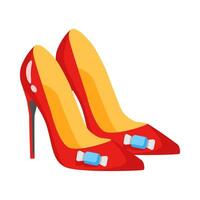 Ready to use 3d style icon of heels prank vector