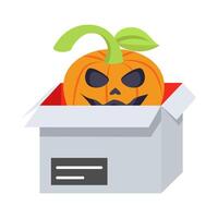 Latest 3d style icon of april fool scary prank box vector