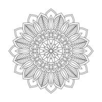 Hand drawing zentangle mandala element design vector