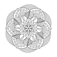 Art Simple Graphic Shape mandala design vector