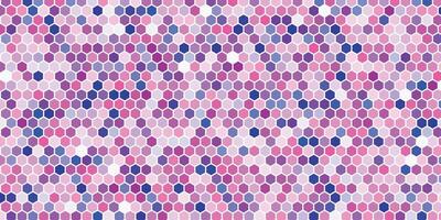 Colorful Honeycomb Background Pink and Blue Hexagonal Pattern Modern Geometric Texture Vibrant Abstract Design Futuristic Digital Art vector