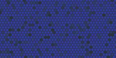 Blue and Black Honeycomb Pattern Hexagonal Beehive Texture Modern Geometric Background Futuristic Digital Design Stylish Abstract Wallpaper vector