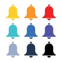Basic Notification Multiple Colours Set vector