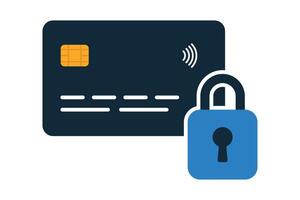 Secure Payment Credit Card vector