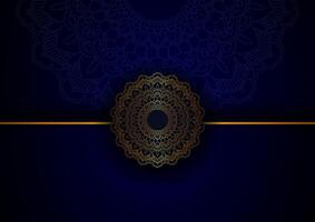 Elegant background with a decorative mandala design vector