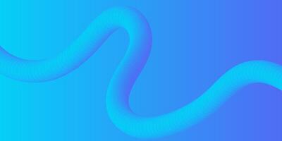 Abstract Blue Wave Flowing Dynamic Gradient 3D Design Background vector