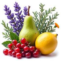 Blissful Burst of Lavender and Red Currant with Zesty Pear and Lemon Essence photo