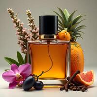 Whispers of Exotic Eucalyptus and Juniper Berry in a Mysterious Unlabeled Bottle photo