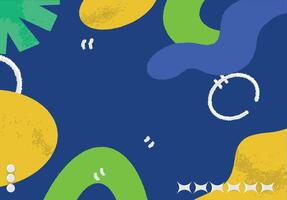 Abstract Colorful Shapes Background vector