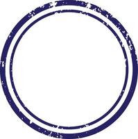 A blue circle with a white background vector