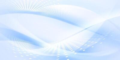 Abstract blue background with white lines vector