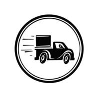 fast delivery monochrome symbol vector