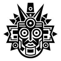 a-fusion-ofmodern and ancient Mayan art. vector