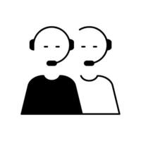 Call center icon, illustration flat design style eps 10. vector