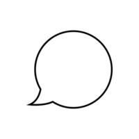 Speech bubble icon. Chat icon. Speech bubble icon. Speech bubble icon vector