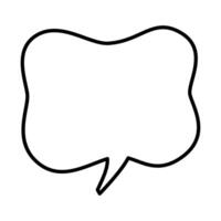 speech bubble message isolated icon illustration design, illustration graphic vector