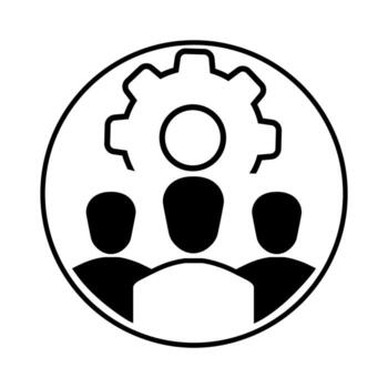 Teamwork, team work, teamwork icon image. Can also be used for business management. Suitable for use on web apps, mobile apps and print media. vector