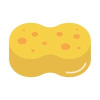 Flat design sponge icon. vector