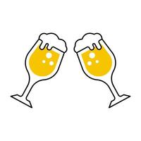 Cheers icon. Toast icon. vector