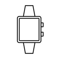 Simple design smartwatch icon. vector