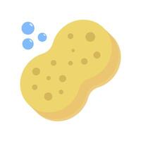 Sponge and foam icon. vector