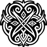 A filled style icon of abyss sign vector