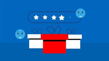 Animation concept of the best product quality video