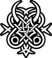 A solid style icon of witch symbol vector