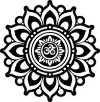 A glyph style icon of rakhi symbol vector