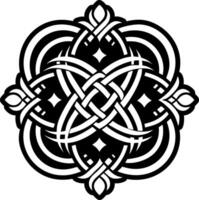 A filled style icon of thread knot symbol vector