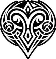 A solid style icon of aries symbol vector