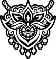 A glyph style icon of nuptial chain symbol vector