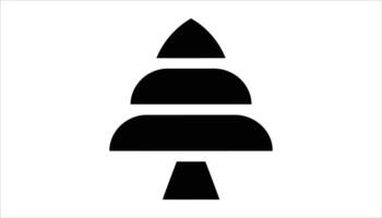 Pyramid Shape Icon. Abstract Stacked Design. vector