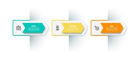 Timeline tempate design. vector
