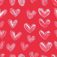 Valentine's Day heart pattern, cute and simple, heart seamless pattern illustration, doodle summer, kids and baby designs for print fabric. vector