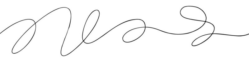 Swoosh, swash stroke set.Abstract wavy thin line. Squiggle elements. isolated illustration vector