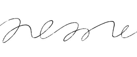 Swoosh, underline stroke set.Abstract wavy thin line. Squiggle elements. isolated illustration vector