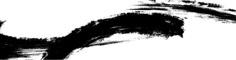 Abstract brush strokes with rough grunge texture and spiral lines. Geometric pattern with hand-drawn arrows and paint effects. Flat illustration isolated on white background. vector